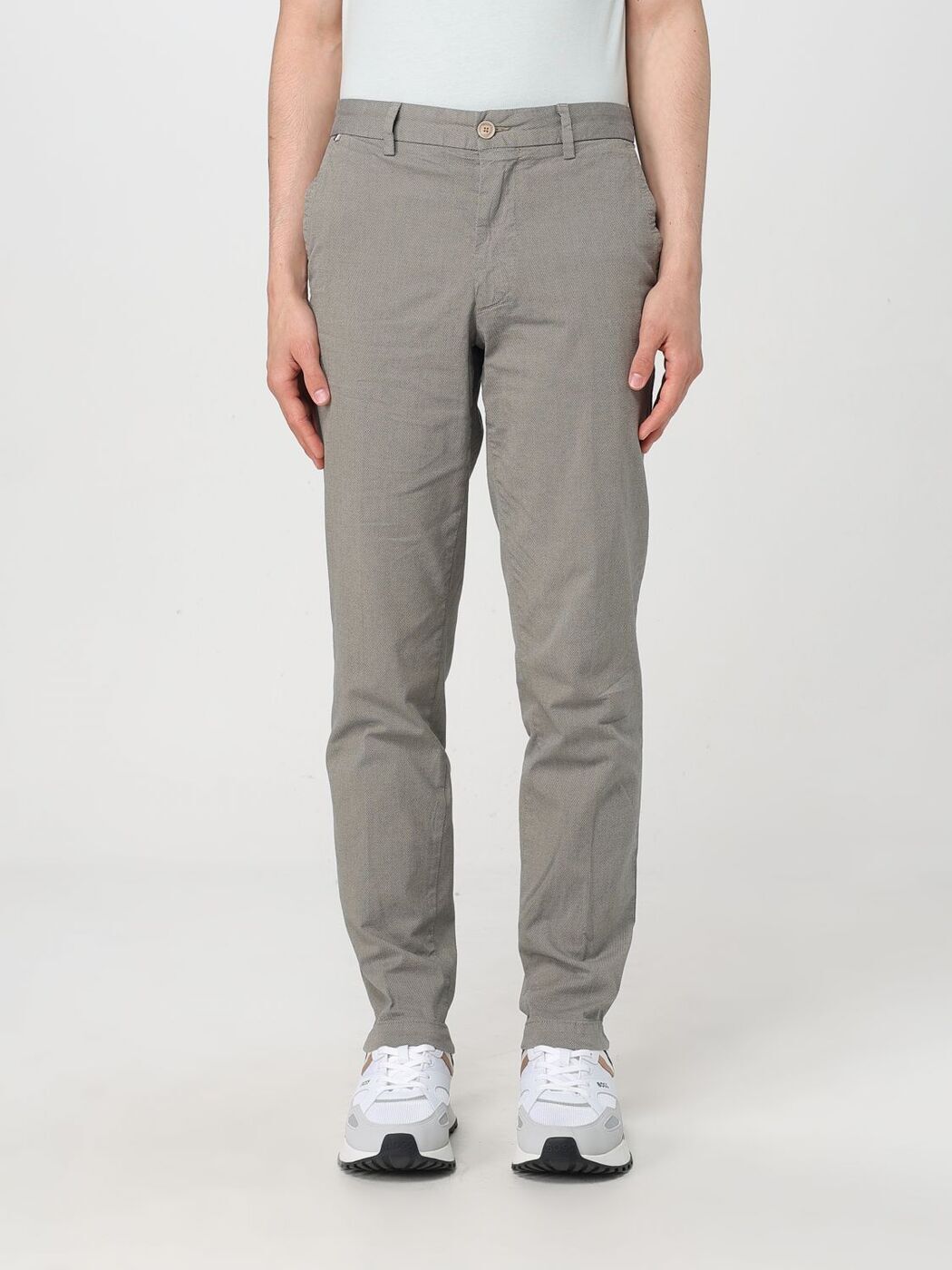 ܥ BOSS ܥ ѥ  졼 Trousers 50540907 Grey  ̵ åԥ̵ 2025SS ...