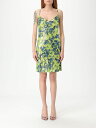 【1000円OFFクーポン配布中!!】 ヴェルサーチェ・ジーンズ・クチュール VERSACE JEANS COUTURE ワンピース ドレス レディース グリーン Dresses 78HAO9B6JS443 Green 関税 送料無料 ラッピング無料 2025SS gi