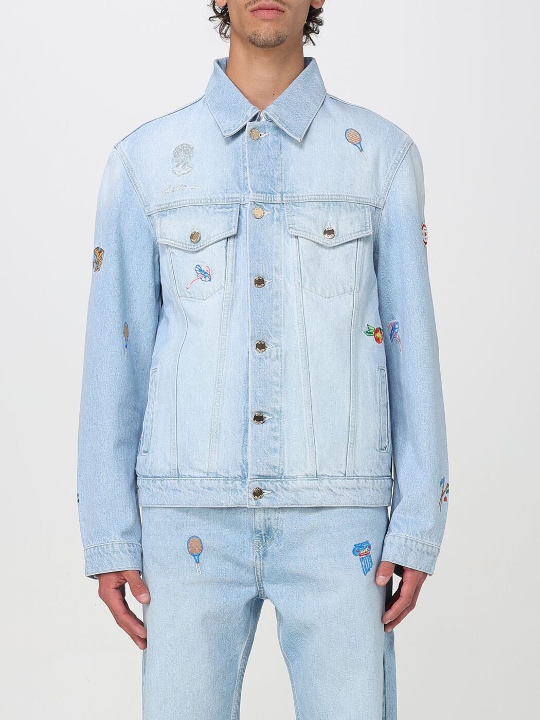 中古・古着通販】CASABLANCA (カサブランカ) 総柄シルクシャツ