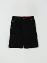 【本日ポイント4倍!!】 ディーゼル DIESEL ショートパンツ パンツ ショーツ ボーイズ ブラック Shorts J02156KXBPI Black 関税 送料無料 ラッピング無料 2025SS gi
