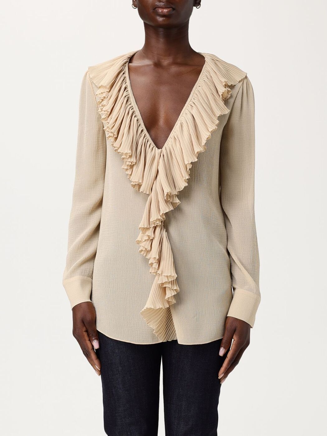   SAINT LAURENT PARIS T ȥåץ ǥ ١ T-shirts and tops 8...