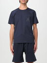 プレミアータ PREMIATA Tシャツ メンズ ブルー T-shirts PA1015 Blue 関税 送料無料 ラッピング無料 2025SS gi