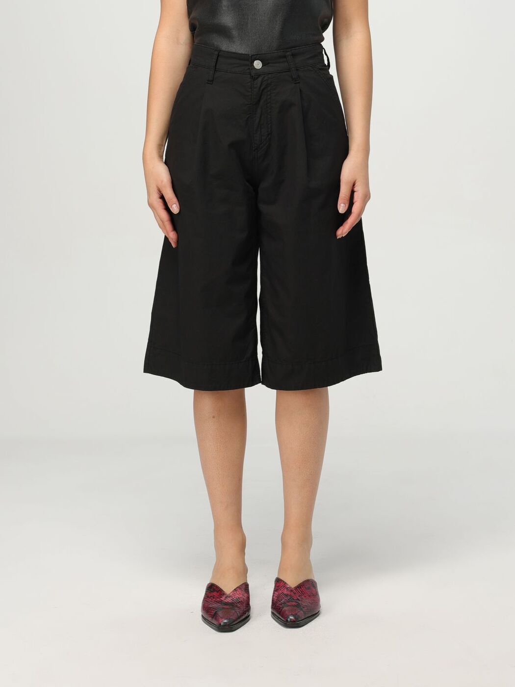  CYCLE ǥ˥ॷ硼 硼 ǥ ֥å Denim shorts 352P521 Black  ̵ ...