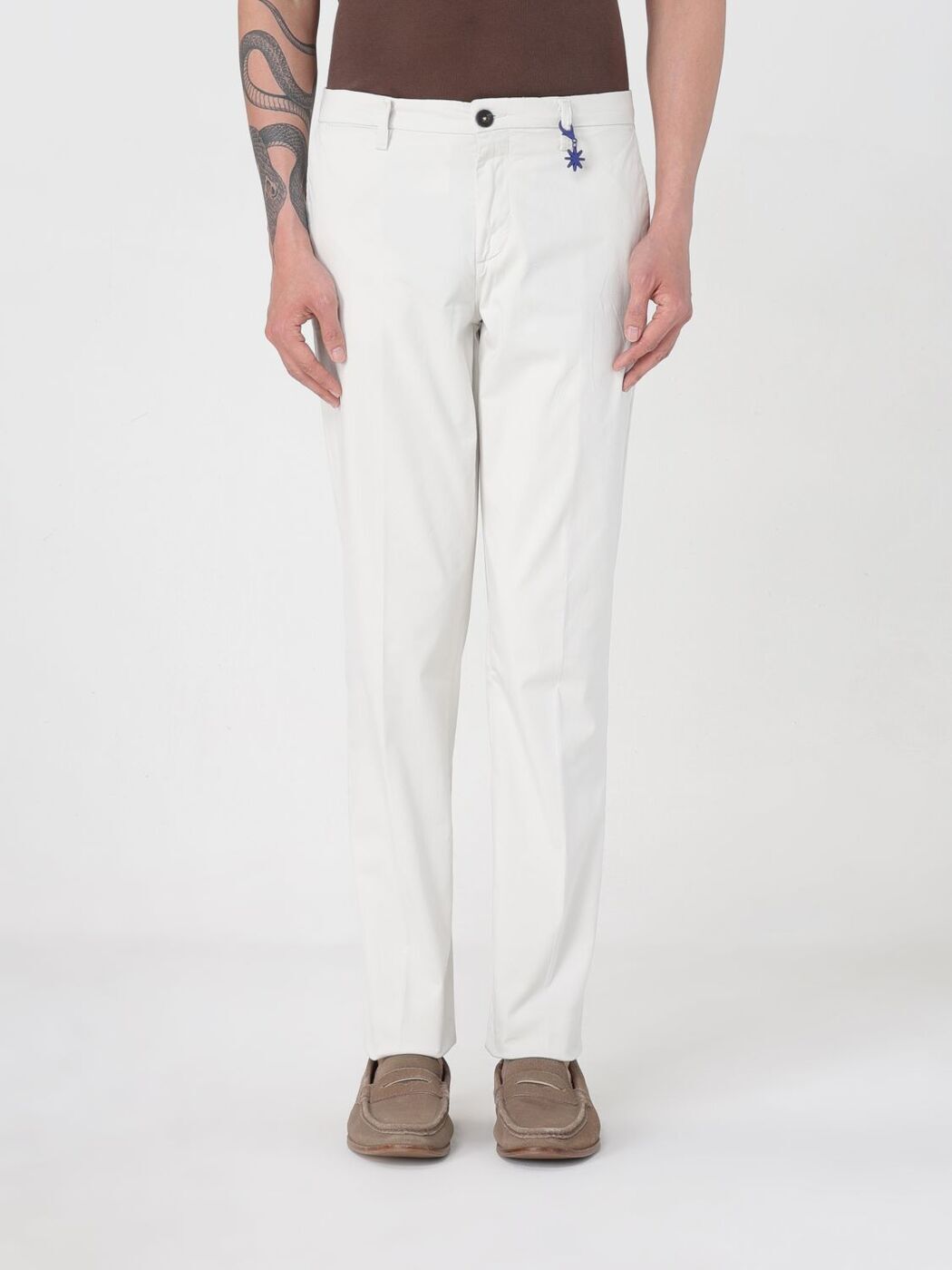 ޥ˥奨롦å MANUEL RITZ ܥ ѥ  ۥ磻 Trousers 3832P1408TC253291 Whit...