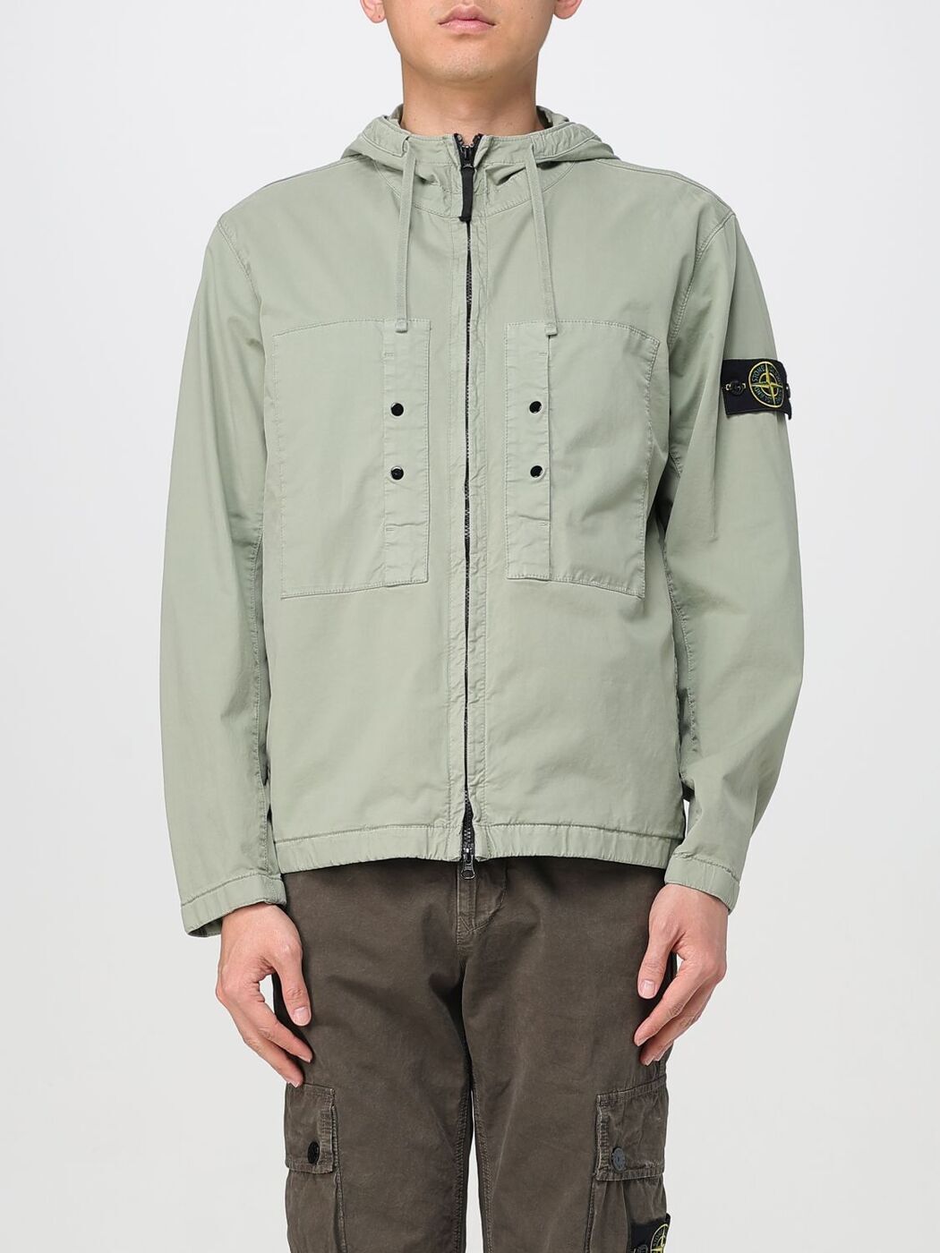 ȡ  STONE ISLAND 㥱å  ꡼ Jackets 4100091S0010 Green  ...