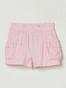 モナリザ MONNALISA パンツ ショートパンツ ベビーユニセックス ピンク Shorts 37E4035301 Pink 関税 送料無料 ラッピング無料 2025SS gi
