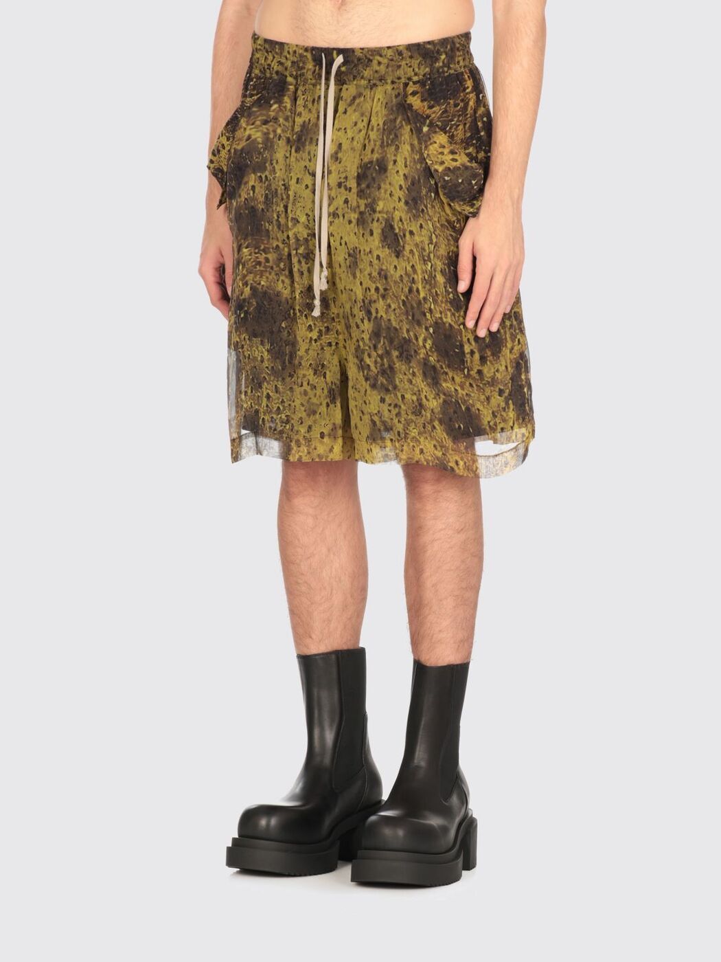 å  RICK OWENS 硼  ꡼ Shorts RU01E5399SP132 Green  ̵...
