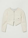 モナリザ MONNALISA バイカージャケット ジャケット ガールズ Biker jackets 17E1005032 Yellow Cream 関税 送料無料 ラッピング無料 2025SS gi