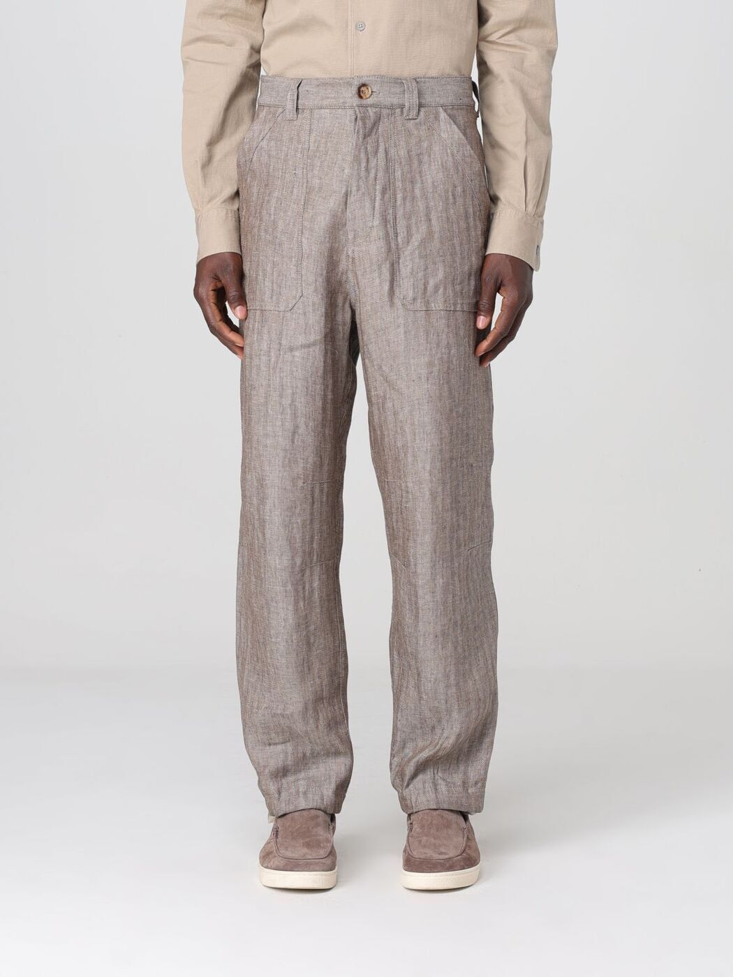 ֥ͥ ͥ BRUNELLO CUCINELLI ܥ ѥ  졼 Trousers MH251S2470 Grey ...