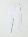アスペジ ASPESI パンツ ボーイズ ホワイト Cargo trousers S25057PLC6060 White 関税 送料無料 ラッピング無料 2025SS gi
