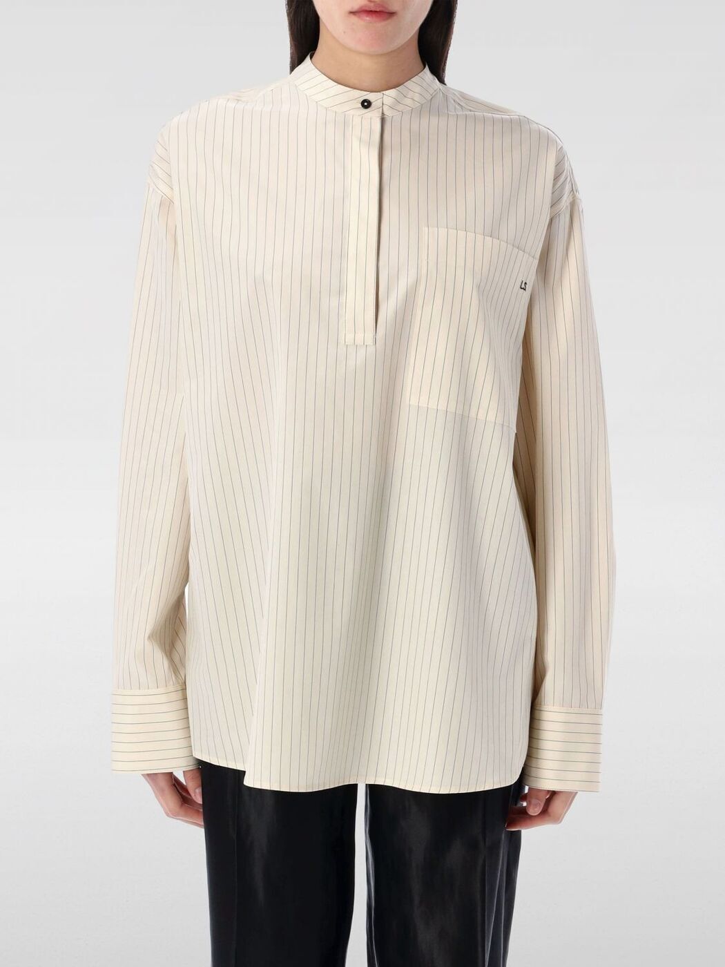 륹 LOU LOU STUDIO  ǥ Shirts PAVISTRIPES Ivory  ̵ åԥ...