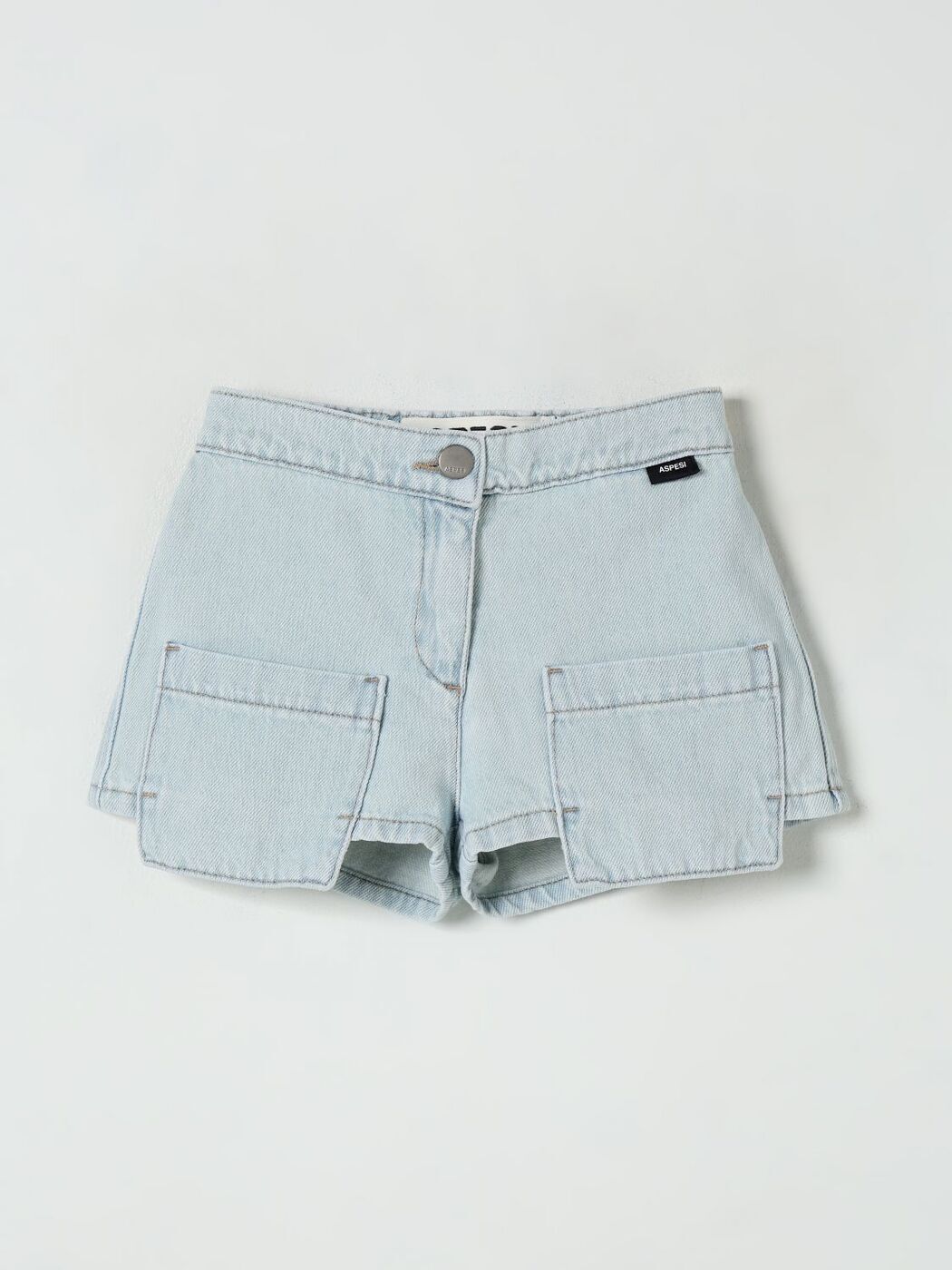 アスペジ ASPESI ショートパンツ パンツ ショーツ ガールズ Shorts S25018PSJ0042 Gnawed Blue 関税 送料無料 ラッピング無料 2025SS gi