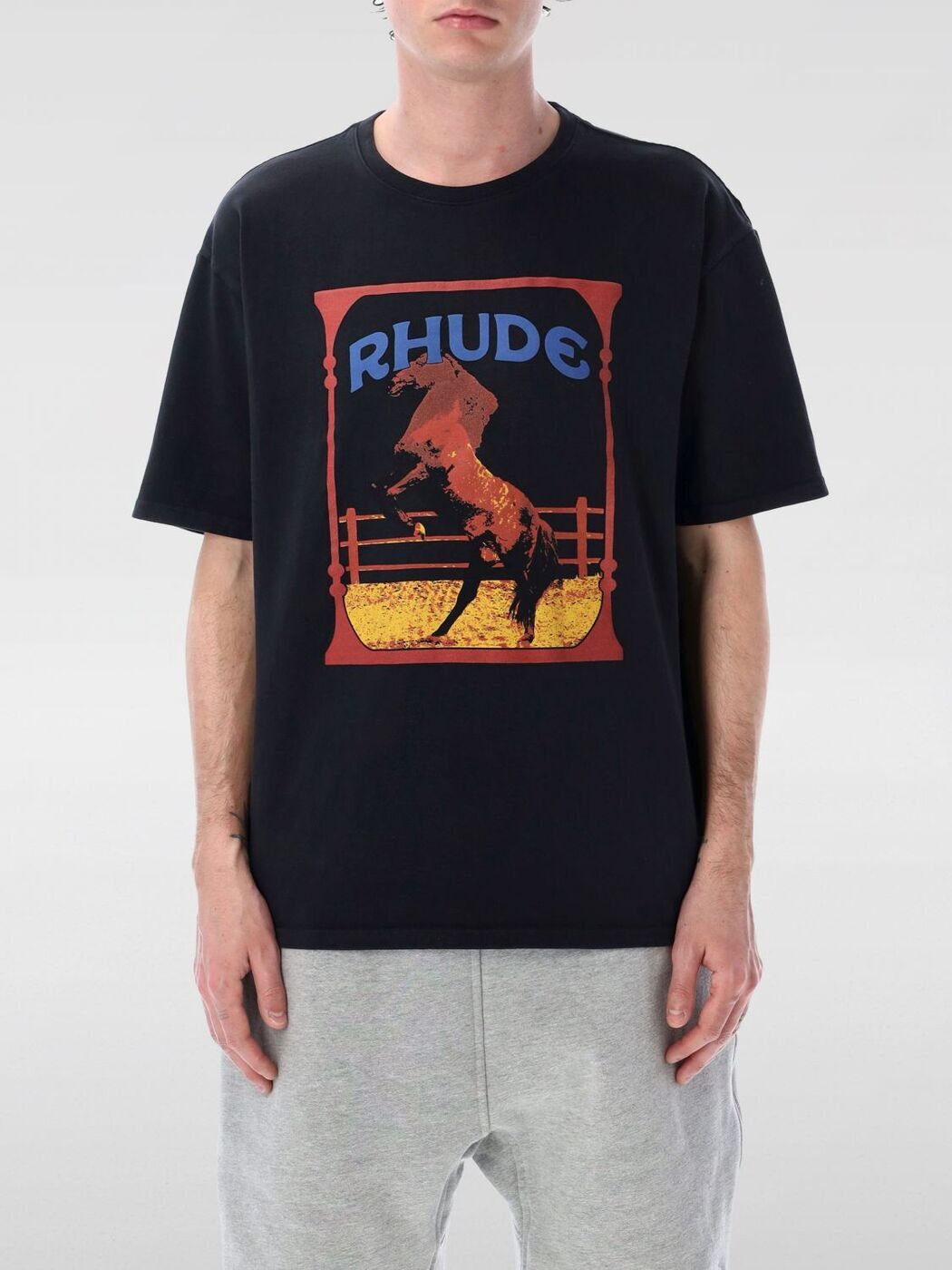 送料/関税込【RHUDE】ロゴ 半袖Tシャツ コットン 楽天市場】rhude(Tシャツ・カットソー|トップス):メンズ