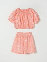 イルグッフォ IL GUFO パジャマ セットアップ ガールズ Nightwear P25DP531C6068 Apricot 関税 送料無料 ラッピング無料 2025SS gi