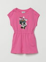 モスキーノ MOSCHINO パジャマ セットアップ ガールズ パープル Nightwear HDT00ILCA19 Fuchsia 関税 送料無料 ラッピング無料 2025SS gi