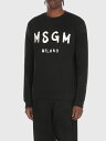 エムエスジーエム MSGM スウェットシャツ トレーナー メンズ ブラック Sweatshirts 2000MM513300000 Black 関税 送料無料 ラッピング無料 2025SS gi