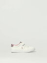 【土日限定1000円OFF】 ポロ・ラルフローレン POLO RALPH LAUREN 厚底スニーカー スニーカー ガールズ ホワイト High top sneakers RL01214110 White 関税 送料無料 ラッピング無料 2025SS gi
