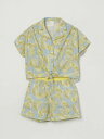 ジバンシィ GIVENCHY パジャマ セットアップ ガールズ Nightwear H30837 Gnawed Blue 関税 送料無料 ラッピング無料 2025SS gi