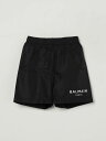 バルマン BALMAIN 海水パンツ スイムウェア ボーイズ ブラック Swim shorts BWCP6DZ2966 Black 関税 送料無料 ラッピング無料 2025SS gi