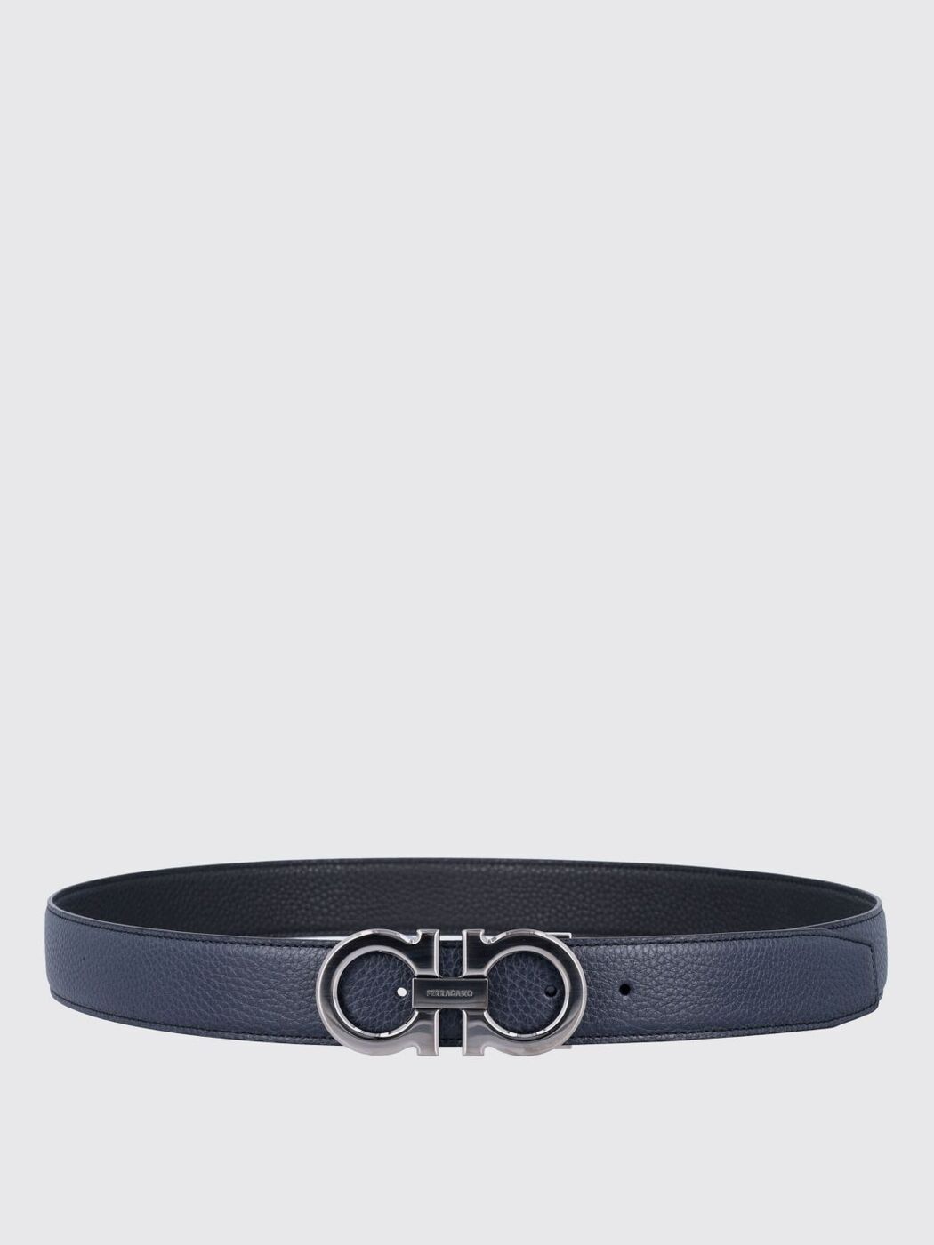 楽天BRANDSHOP・クラージュ楽天市場店【本日ポイント最大4倍!!】 フェラガモ FERRAGAMO ベルト メンズ ネイビー Belts 679710 697875 Navy 関税 送料無料 ラッピング無料 2025SS gi