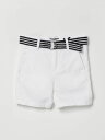 トミー ヒルフィガー TOMMY HILFIGER ショートパンツ パンツ ショーツ ボーイズ ホワイト Shorts KB0KB09474 White 関税 送料無料 ラッピング無料 2025SS gi