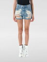 エムエム6 メゾン マルジェラ MM6 MAISON MARGIELA デニムショーツ ショーツ レディース ブルー Denim shorts S62MU0069M30018 Blue 関税 送料無料 ラッピング無料 2025SS gi