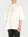 リック・オウエンス・ダークシャドウ RICK OWENS DRKSHDW Tシャツ メンズ ホワイト T-shirts DU01E3259RNEP311 White 関税 送料無料 ラッピング無料 2025SS gi