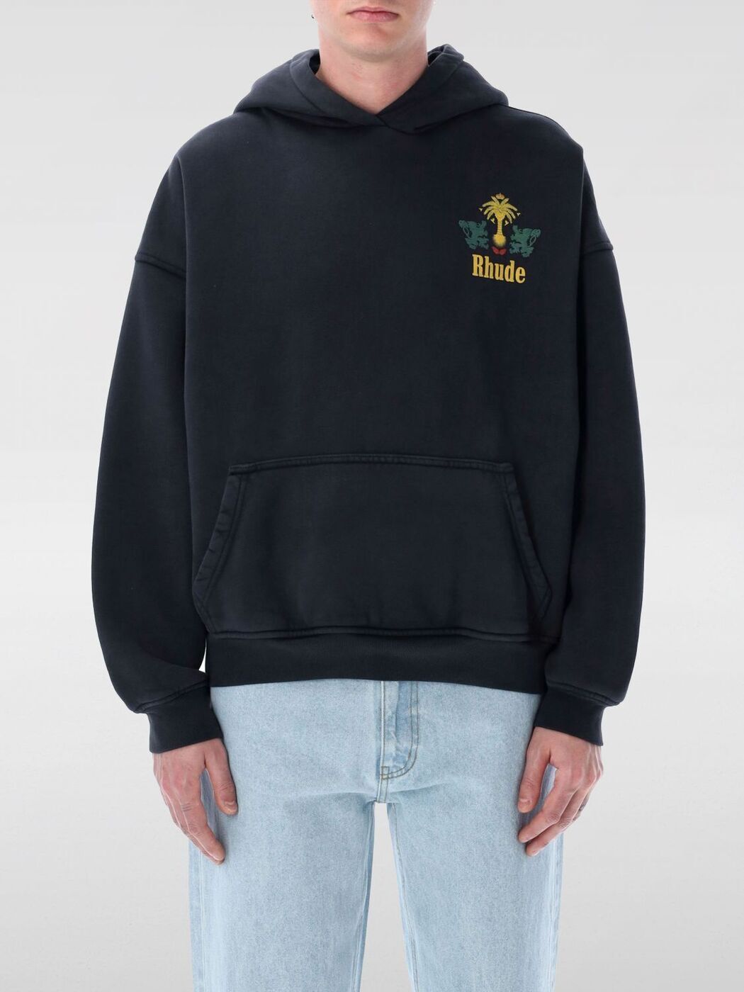 ݥȺ4!! 롼 RHUDE åȥ ȥ졼ʡ  ֥å Sweatshirts RHSS25HO0...