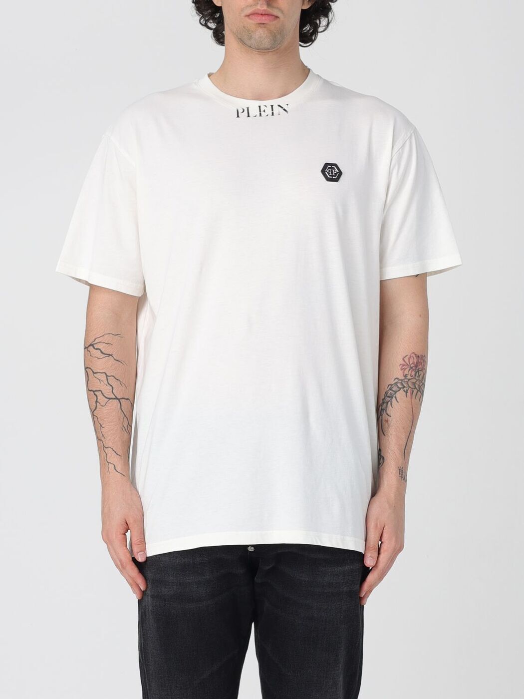 եå ץ쥤 PHILIPP PLEIN T  ۥ磻 T-shirts PAECMTK8252PJY002N Whi...