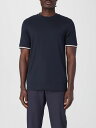 ボス BOSS Tシャツ メンズ ブルー T-shirts 50501097 Blue 関税 送料無料 ラッピング無料 2025SS gi