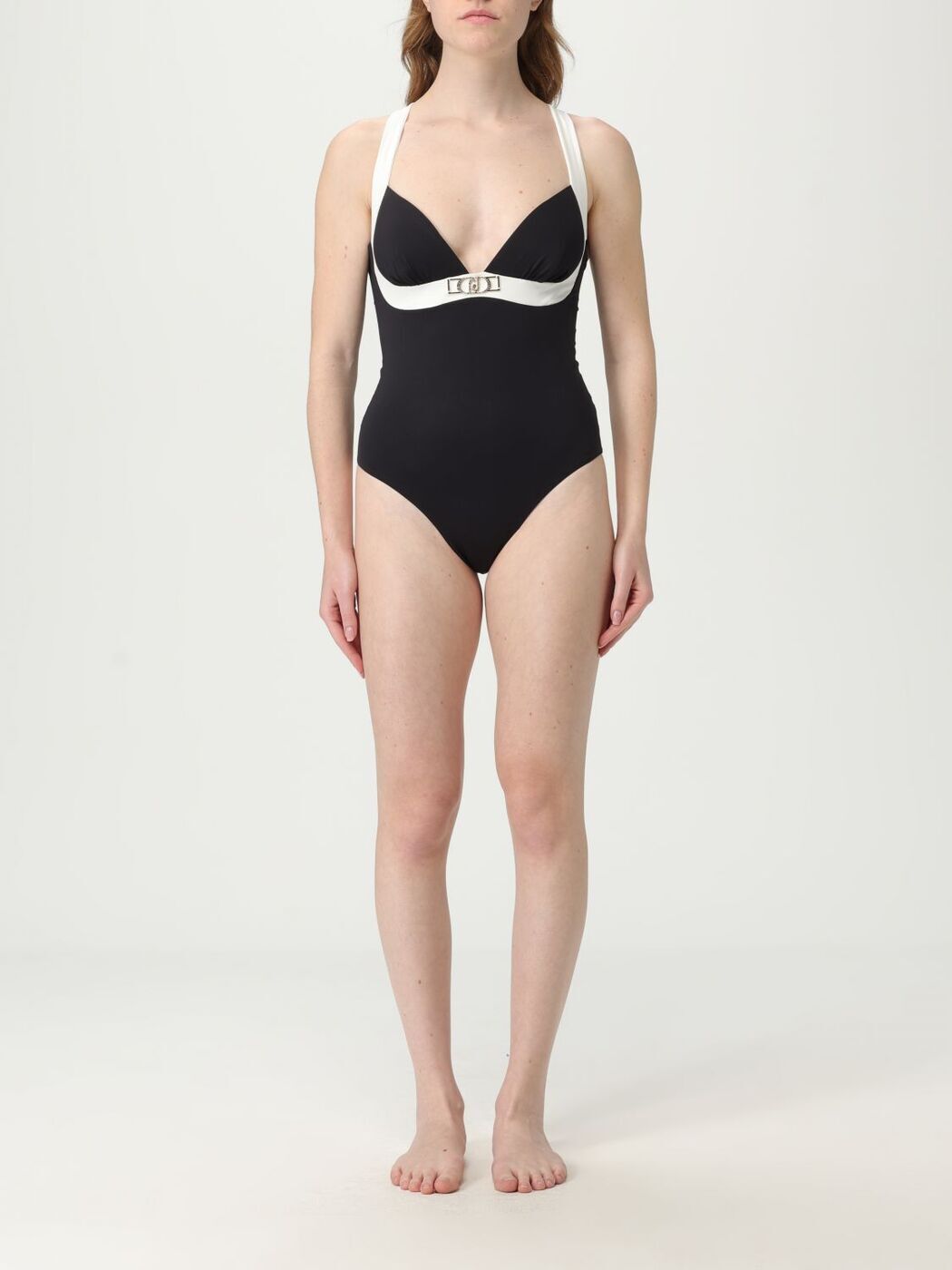 1000OFF!! 塼 硼 LIU JO  ० ǥ ֥å Swimwear VA5077J6447 Black  ̵ åԥ̵ 2025SS gi