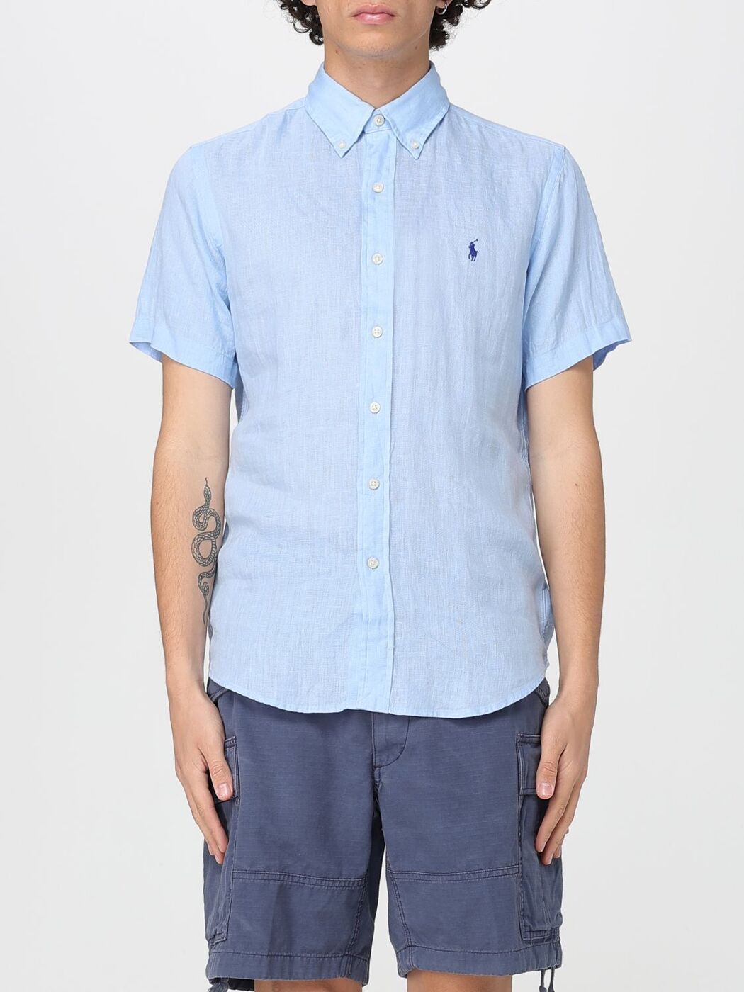 ݥ   POLO RALPH LAUREN   ͥӡ Shirts 710968912 Navy  ...