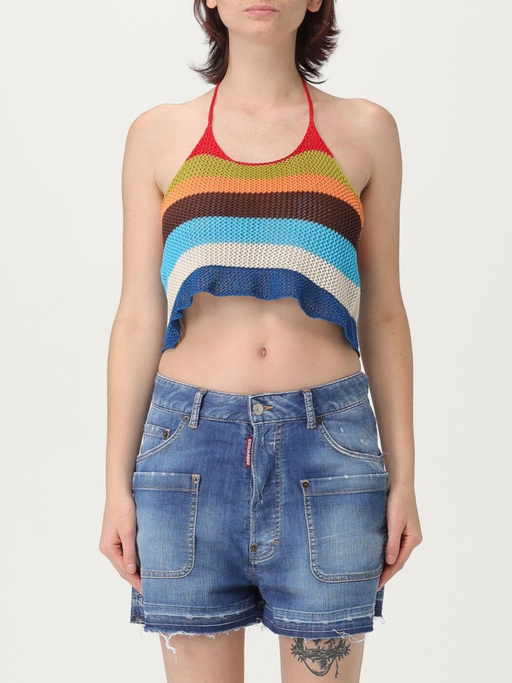 ǥ DSQUARED2 T ȥåץ ǥ T-shirts and tops S73HA0171D13128 ...