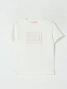 エリザベッタ フランキ ELISABETTA FRANCHI LA MIA BAMBINA ロングスリーブTシャツ Tシャツ ガールズ Long sleeve t-shirts EFTS2280JE006 Yellow Cream 関税 送料無料 ラッピング無料 2025SS gi