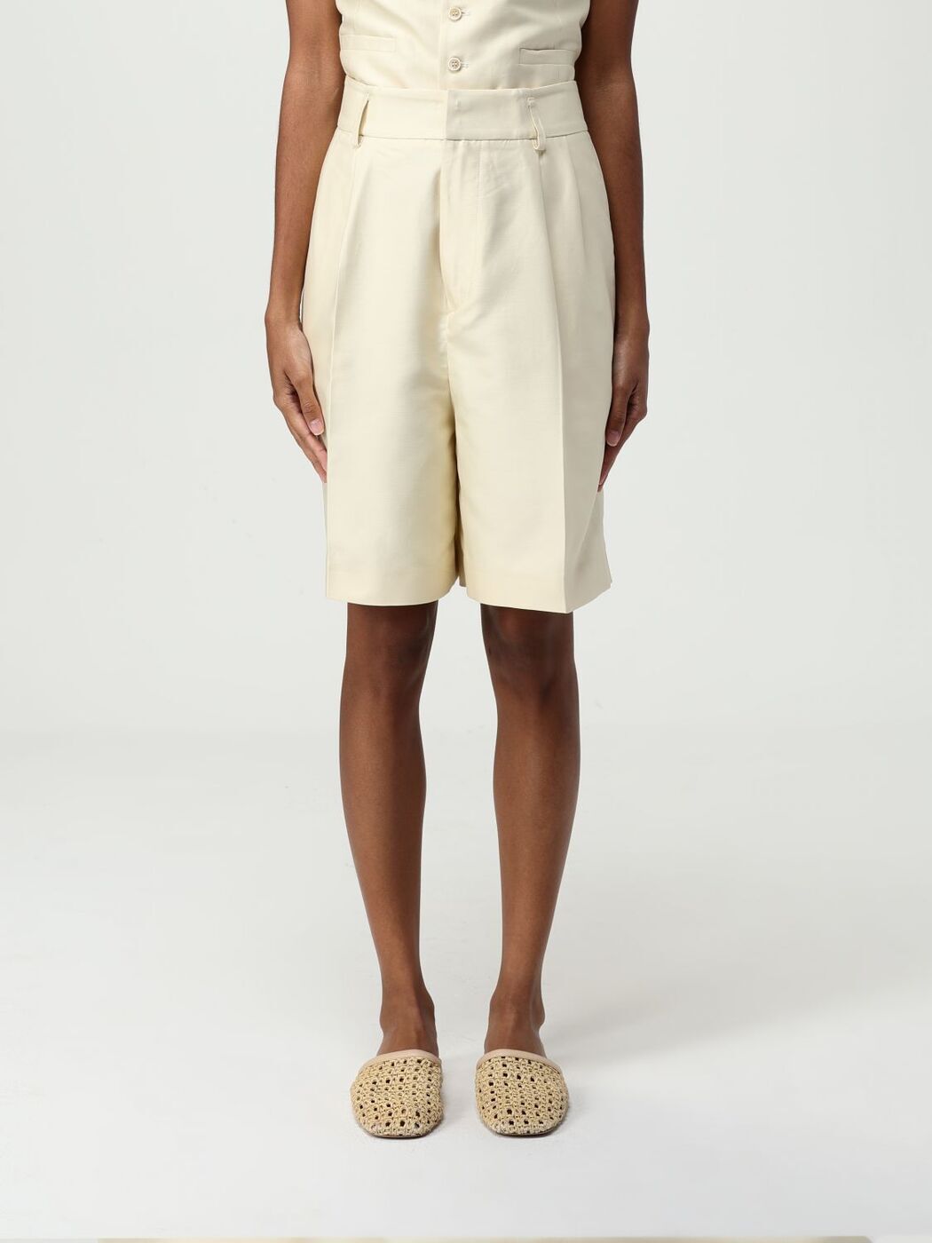 ファビアナ フィリッピ FABIANA FILIPPI デニムショーツ ショーツ レディース ホワイト Denim shorts PAD275F770D787 White 関税 送料無料 ラッピング無料 2025SS gi