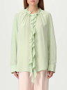 ヴィクトリア・ヴィクトリア・ベッカム VICTORIA VICTORIA BECKHAM シャツ レディース グリーン Shirts 1125WSH006158A Green 関税 送料無料 ラッピング無料 2025SS gi