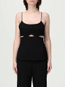 ヴィクトリア・ヴィクトリア・ベッカム VICTORIA VICTORIA BECKHAM Tシャツ トップス レディース ブラック T-shirts and tops 1125WTP006159A Black 関税 送料無料 ラッピング無料 2025SS gi