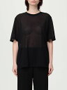 ヴィクトリア・ヴィクトリア・ベッカム VICTORIA VICTORIA BECKHAM ポロシャツ Tシャツ レディース ブラック T-shirts and polo shirts 1125JTS006165A Black 関税 送料無料 ラッピング無料 2025SS gi
