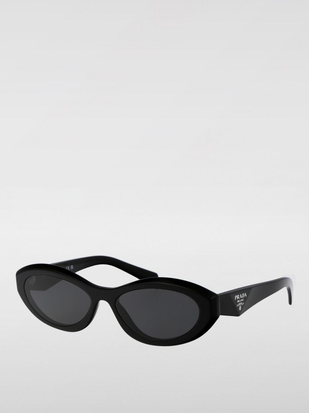 ץ PRADA 󥰥饹 󥰥饹ᥬ ǥ ֥å Sunglasses 0PR26ZS Black  ̵ ...