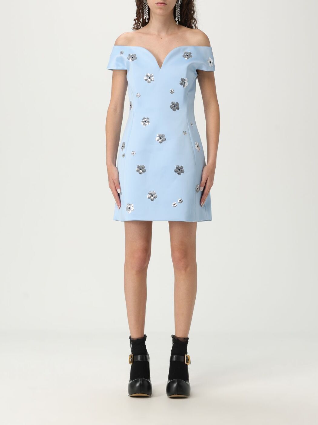 MARC JACOBS (マークジェイコブス) シームド モノグラム ドレス