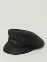 【三連休限定1000円OFF】 エンポリオ アルマーニ EMPORIO ARMANI ハット 帽子 レディース ブラック Hats EW001615AF15061 Black 関税 送料無料 ラッピング無料 2025SS gi