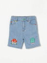 ステラ マッカートニー キッズ STELLA MCCARTNEY KIDS パンツ ショートパンツ ベビーユニセックス ブルー Shorts TW6559Z0522 Blue 関税 送料無料 ラッピング無料 2025SS gi