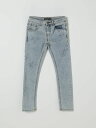 【三連休限定1000円OFF】 ダニエレ アレッサンドリー二 DANIELE ALESSANDRINI レギュラーフィットジーンズ デニム ボーイズ Regular fit jeans 1235PD00250 Gnawed Blue 関税 送料無料 ラッピング無料 2025SS gi