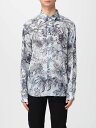 ジャスト カヴァリ JUST CAVALLI シャツ メンズ ブルー Shirts 78OAL210NS603 Blue 関税 送料無料 ラッピング無料 2025SS gi