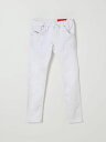 【三連休限定1000円OFF】 ディーゼル DIESEL レギュラーフィットジーンズ デニム ボーイズ ホワイト Regular fit jeans 00J3AJKXBPG White 関税 送料無料 ラッピング無料 2025SS gi