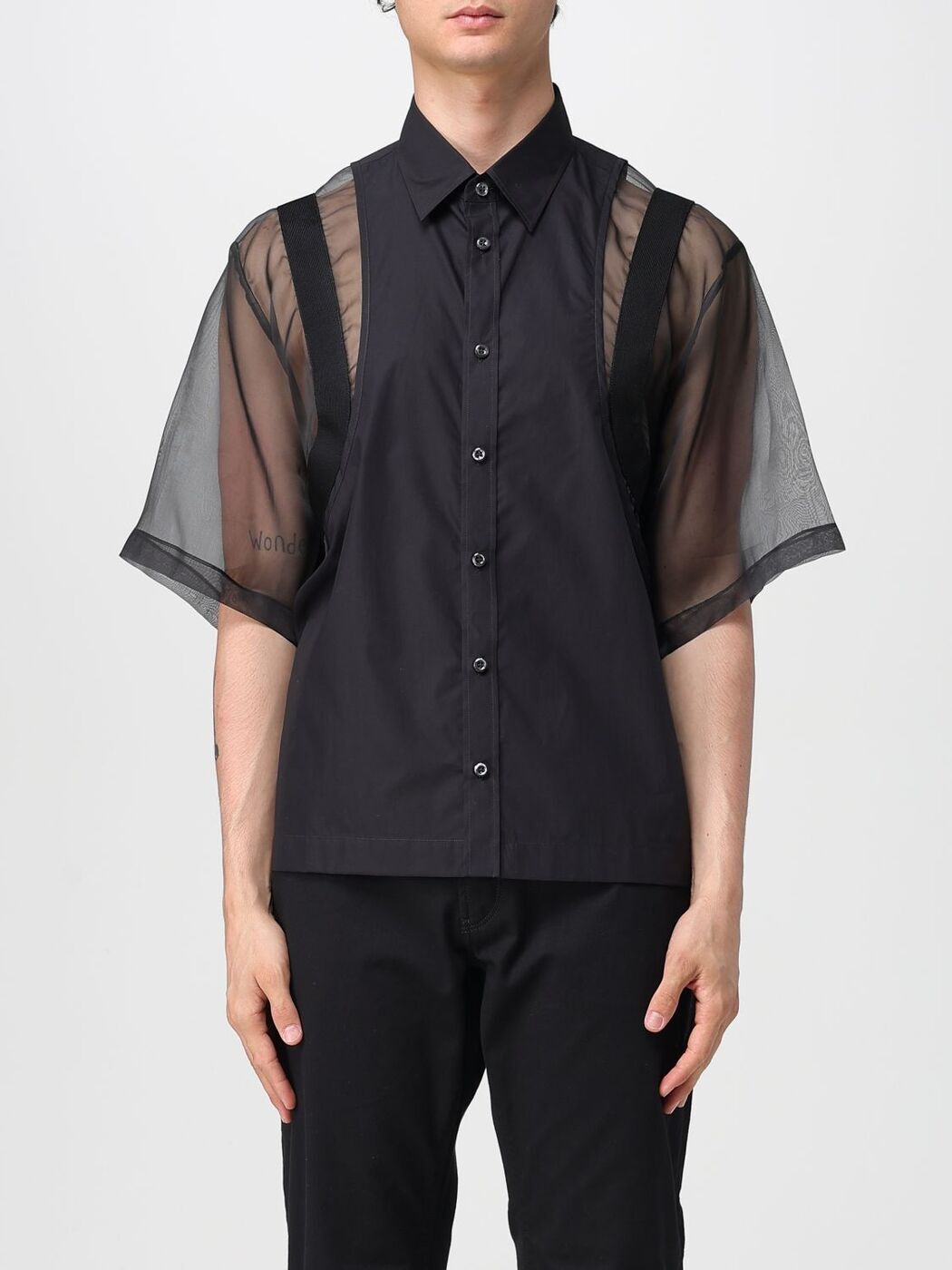 ǥ DSQUARED2   ֥å Shirts S71DM0750D35222 Black  ̵ ...