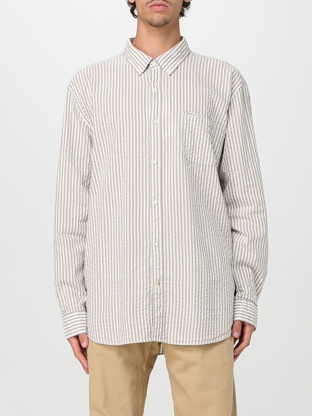 Х֥ BARBOUR   졼 Shirts MSH5577 Grey  ̵ åԥ̵ 2025SS gi