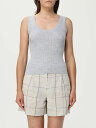 【本日ポイント4倍!!】 ブルネロクチネリ BRUNELLO CUCINELLI Tシャツ トップス レディース グレー T-shirts and tops MLV110210 Grey 関税 送料無料 ラッピング無料 2025SS gi