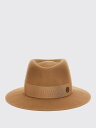 【三連休限定1000円OFF】 メゾン ミッシェル MAISON MICHEL ハット 帽子 レディース ブラウン Hats 1003037006 Brown 関税 送料無料 ラッピング無料 2025SS gi