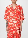 ラネウス LANEUS シャツ メンズ レッド Shirts S5LAUASI025 Red 関税 送料無料 ラッピング無料 2025SS gi
